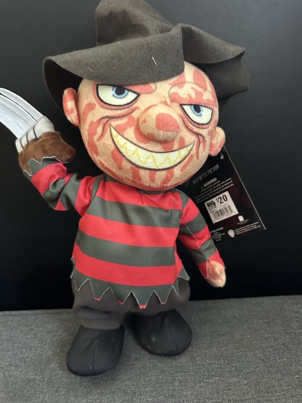 Animated Freddy Krueger Nightmare on Elm Street 12” Figure Magic Power w Tag